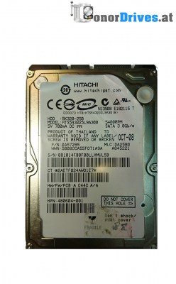 Hitachi - 5K320-250 - HTS543225L9A300 - SATA - 250 GB - PCB 220 0A90002 Rev. 01